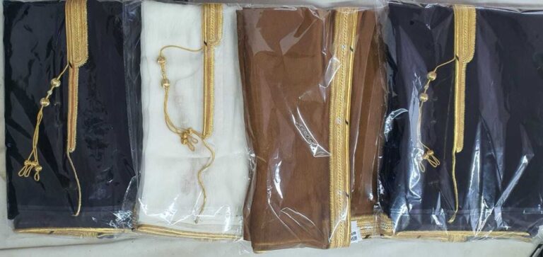 Bangladeshi tailors master stitch symbol of Arab identity