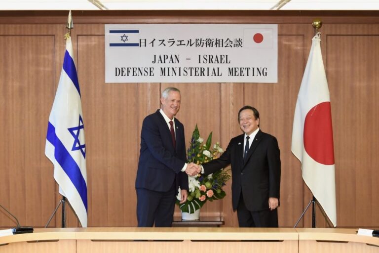 Japan and Israel defense ministers sign memorandum to further promote cooperation