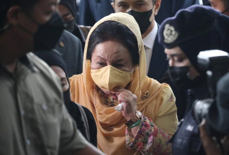 Rosmah Mansor, wife of Malaysia’s former leader Najib Razak, convicted of corruption
