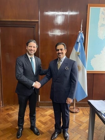 Bahrain’s Ambassador to Argentine discusses bilateral ties, cooperation with Argentinian officials