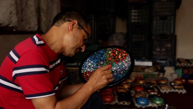 Artisans struggle to keep centuries-old Kashmiri papier-mache craft alive