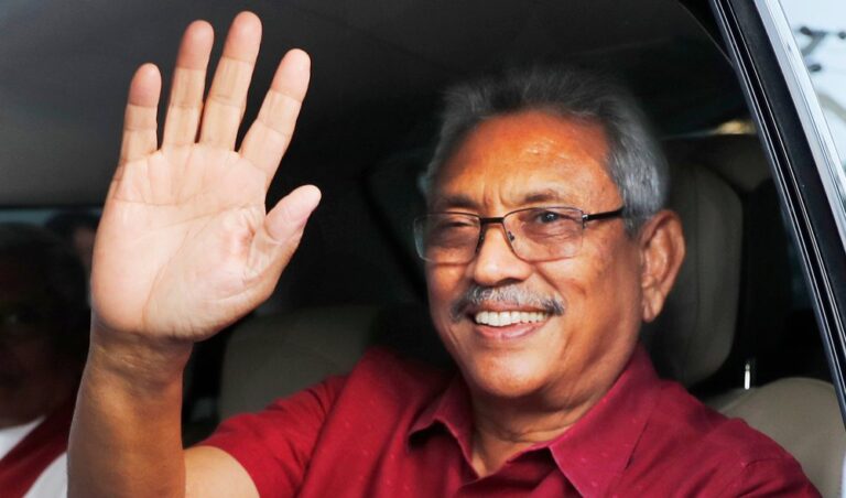 Sri Lanka’s ousted president returns home after fleeing