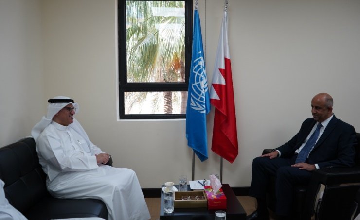 Bahraini official meets UN representatives  to discuss joint  cooperation