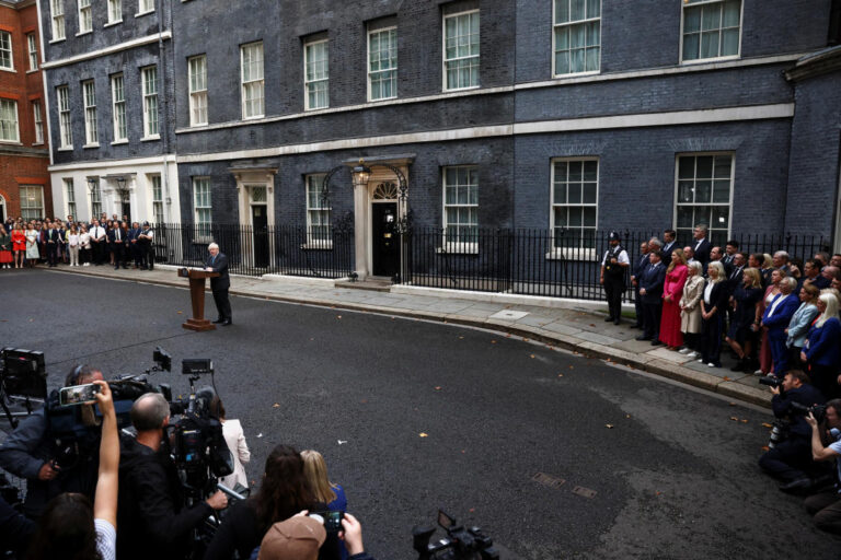 Boris Johnson delivers last speech as he bows out as Britain’s prime minister