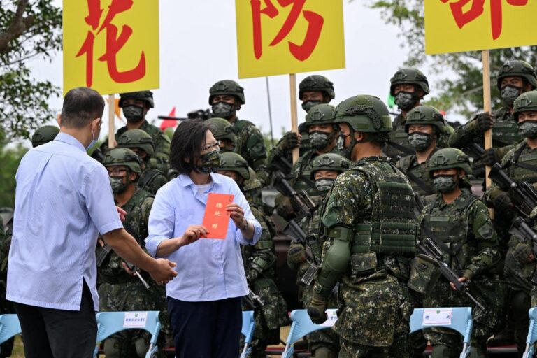 Taiwan leader: China drills improved military’s combat abilities