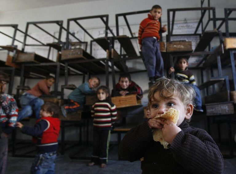 UN gives Gaza children tablets to connect with world