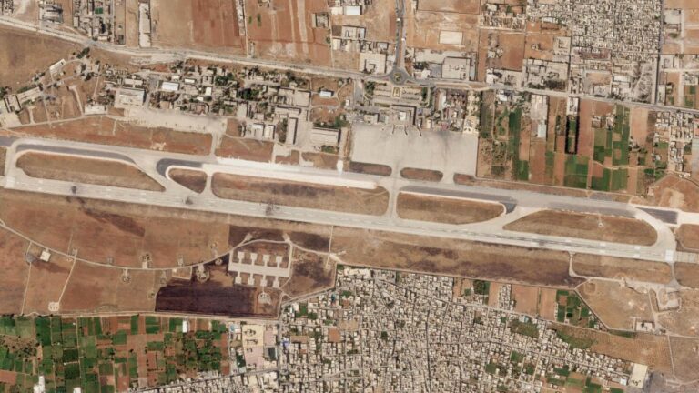 Satellite photos: Israel attack damages Syria airport runway