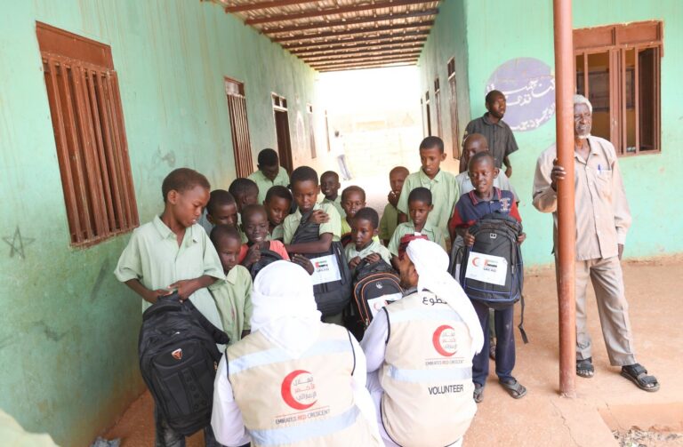 UAE distributes school kits to students in flood-hit Sudan