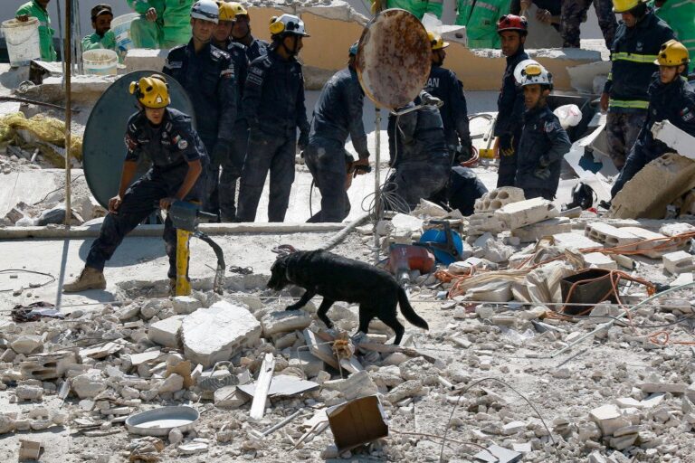 Death toll from Jordan building collapse rises to 13