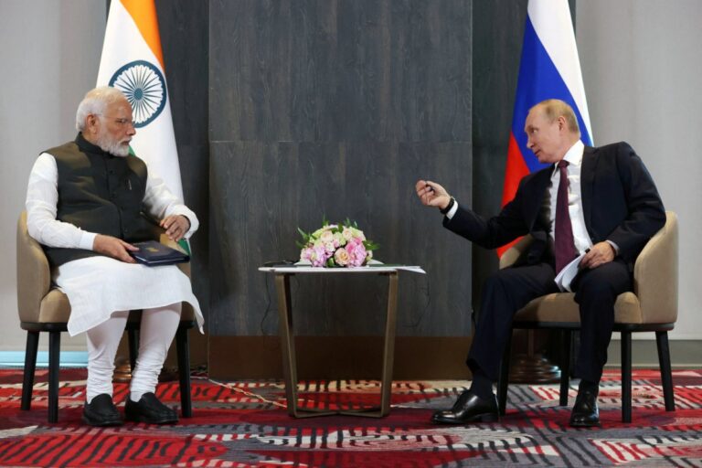 Putin vows to press attack on Ukraine; courts India, China