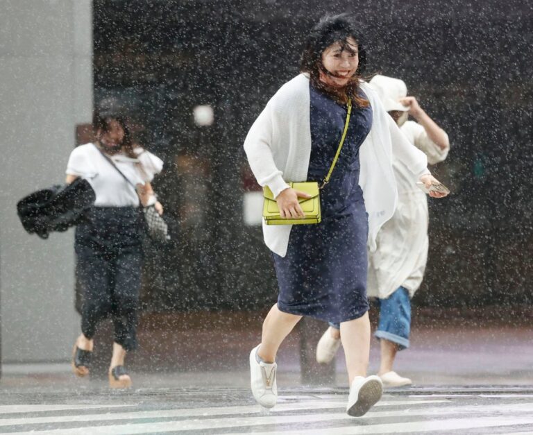 Powerful typhoon pounds southern Japan; thousands evacuated