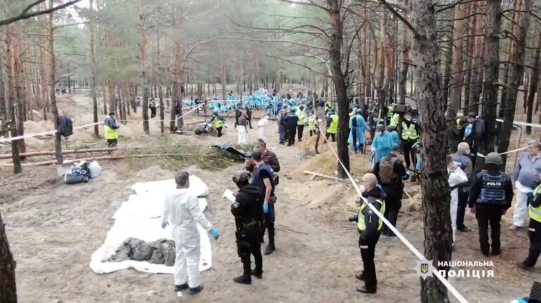 Kremlin dismisses mass burial discoveries as ‘lies’