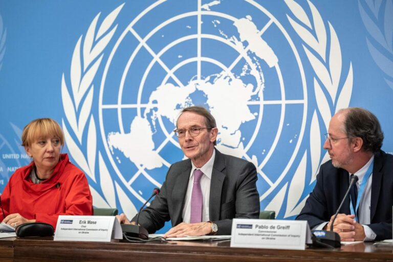 UN rights experts present evidence of war crimes in Ukraine