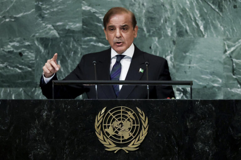 Pakistan’s dire floods signal global crisis, PM Shehbaz Sharif tells UNGA