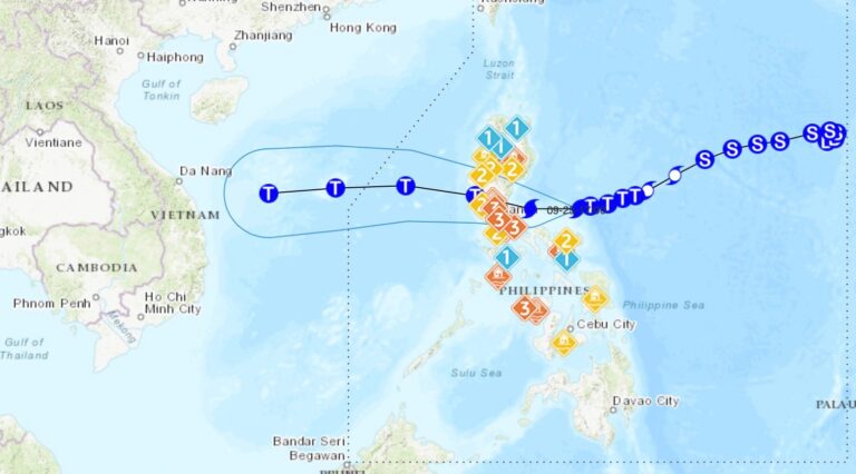 Philippines evacuates coasts, cancels sea trips as Super Typhoon Noru nears