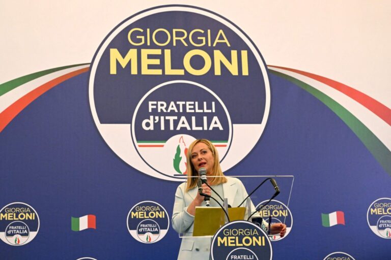 Italy voters shift sharply, reward Giorgia Meloni’s far-right party