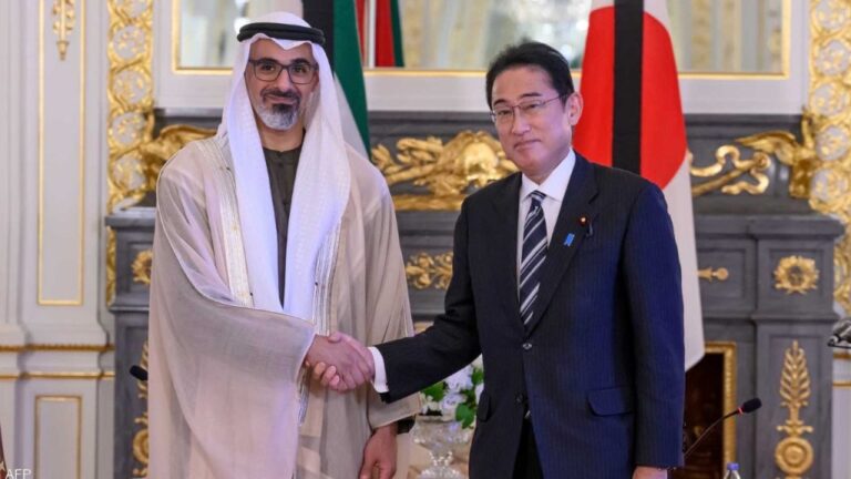 UAE’s Sheikh Khalid meets Japan PM ahead of finalization of bilateral agreements
