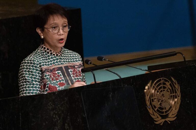 World needs a ‘new paradigm for peace,’ Indonesian foreign minister tells UN General Assembly
