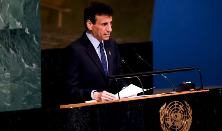 Oman calls during UN address for peace and progress in Yemen and Palestine