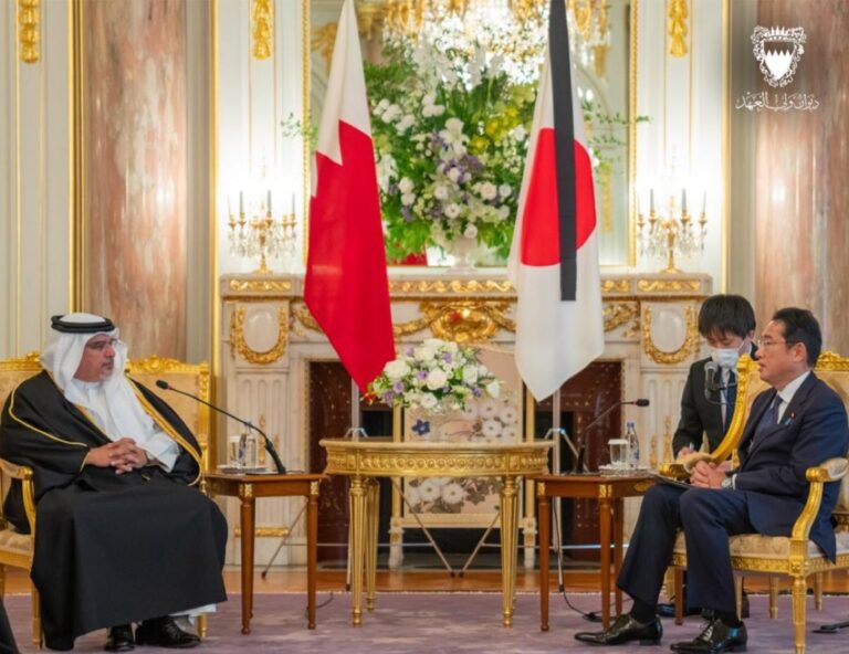Bahrain’s Crown Prince discusses bilateral relations with Japan PM