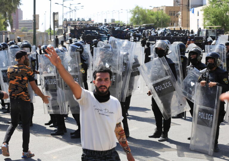 Iraqis gather in Baghdad to mark anniversary of 2019 anti-government protest