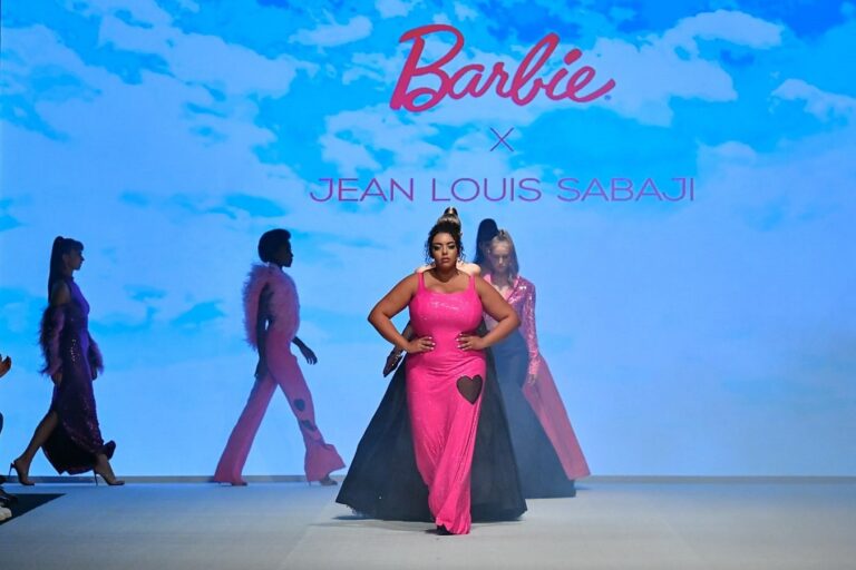 Celebrity-loved designer Jean-Louis Sabaji collaborates with Barbie at Arab Fashion Week