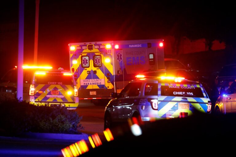 Five shot dead including police officer in North Carolina capital