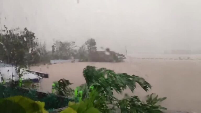 Typhoon submerges villages, farmlands in northern Philippines