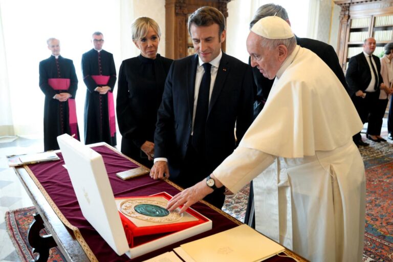 Poland says book given to pope by Macron wasn’t WWII plunder