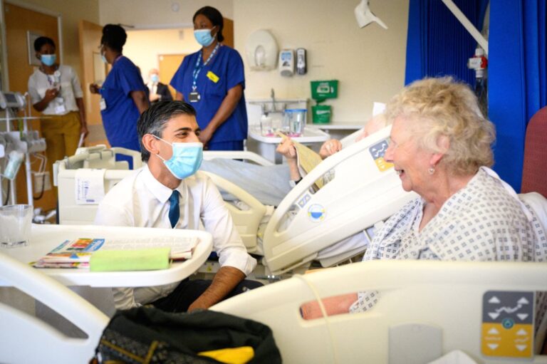 UK Prime Minister Rishi Sunak confronted by patient over health workers’ pay