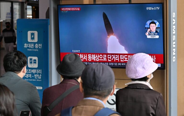 North Korea fires missiles, forcing South to issue air raid alert