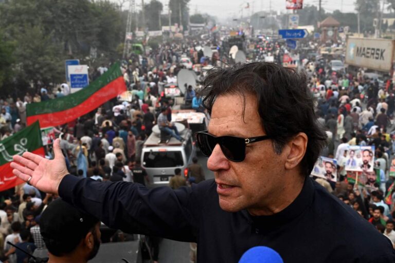 Protests erupt as ex-PM’s party says Khan wounded in ‘planned assassination attempt’